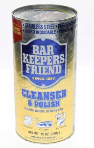 When Talking About How To Clean A Sharpening Stone, Bar Keepers Friend Is By Far One Of The Most Effective Products To Use!